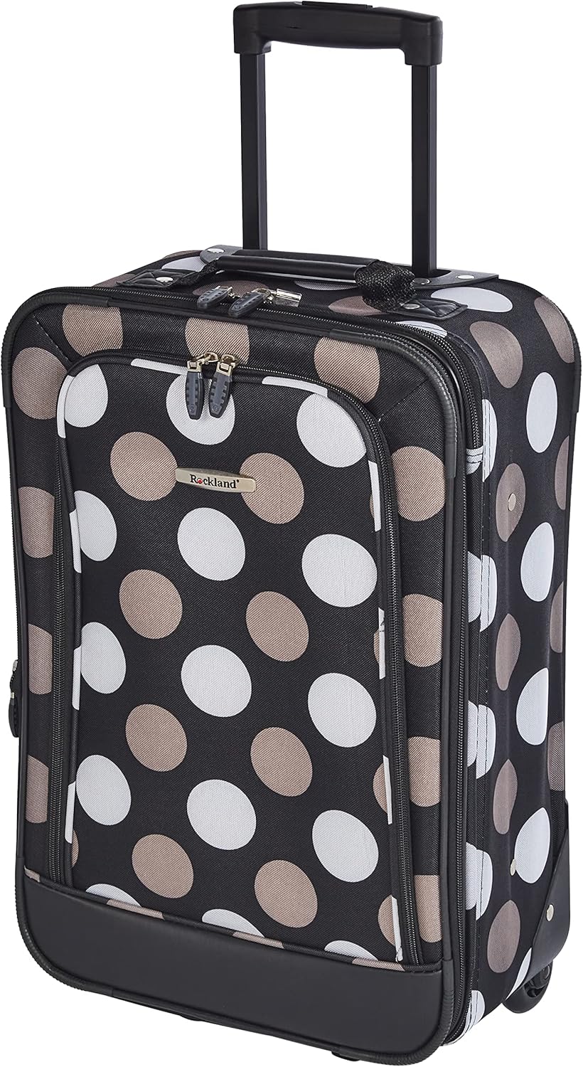 Fashion Softside Upright Luggage Set, Expandable, Wheel, Telescopic Handle,Turquoise, (14/19) - Colors B