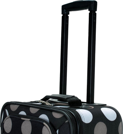 Fashion Softside Upright Luggage Set, Expandable, Wheel, Telescopic Handle,Turquoise, (14/19) - Colors B
