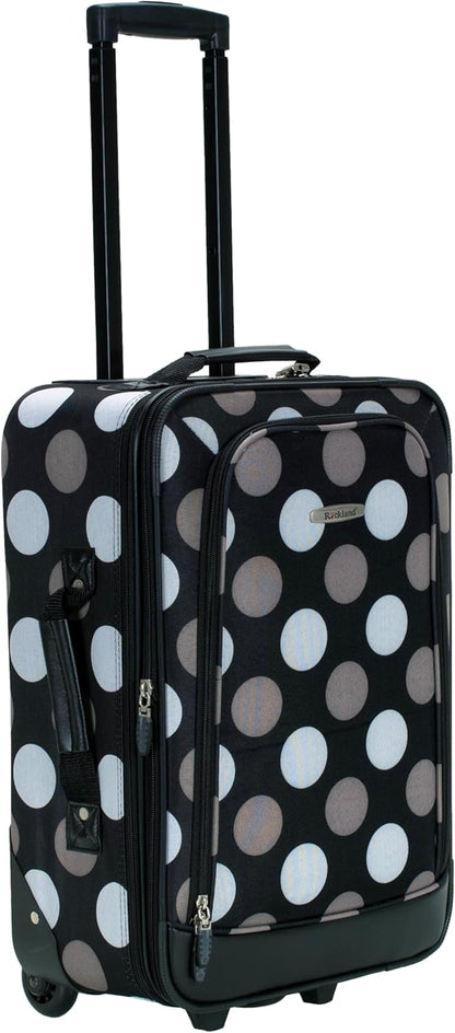 Fashion Softside Upright Luggage Set, Expandable, Wheel, Telescopic Handle,Turquoise, (14/19) - Colors B