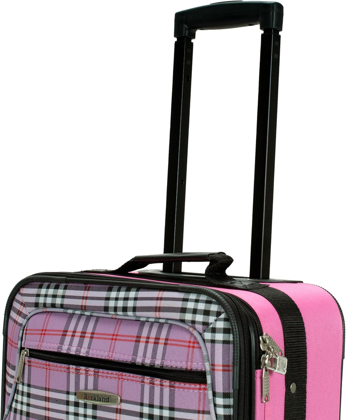 Fashion Softside Upright Luggage Set, Expandable, Wheel, Telescopic Handle,Turquoise, (14/19) - Colors B