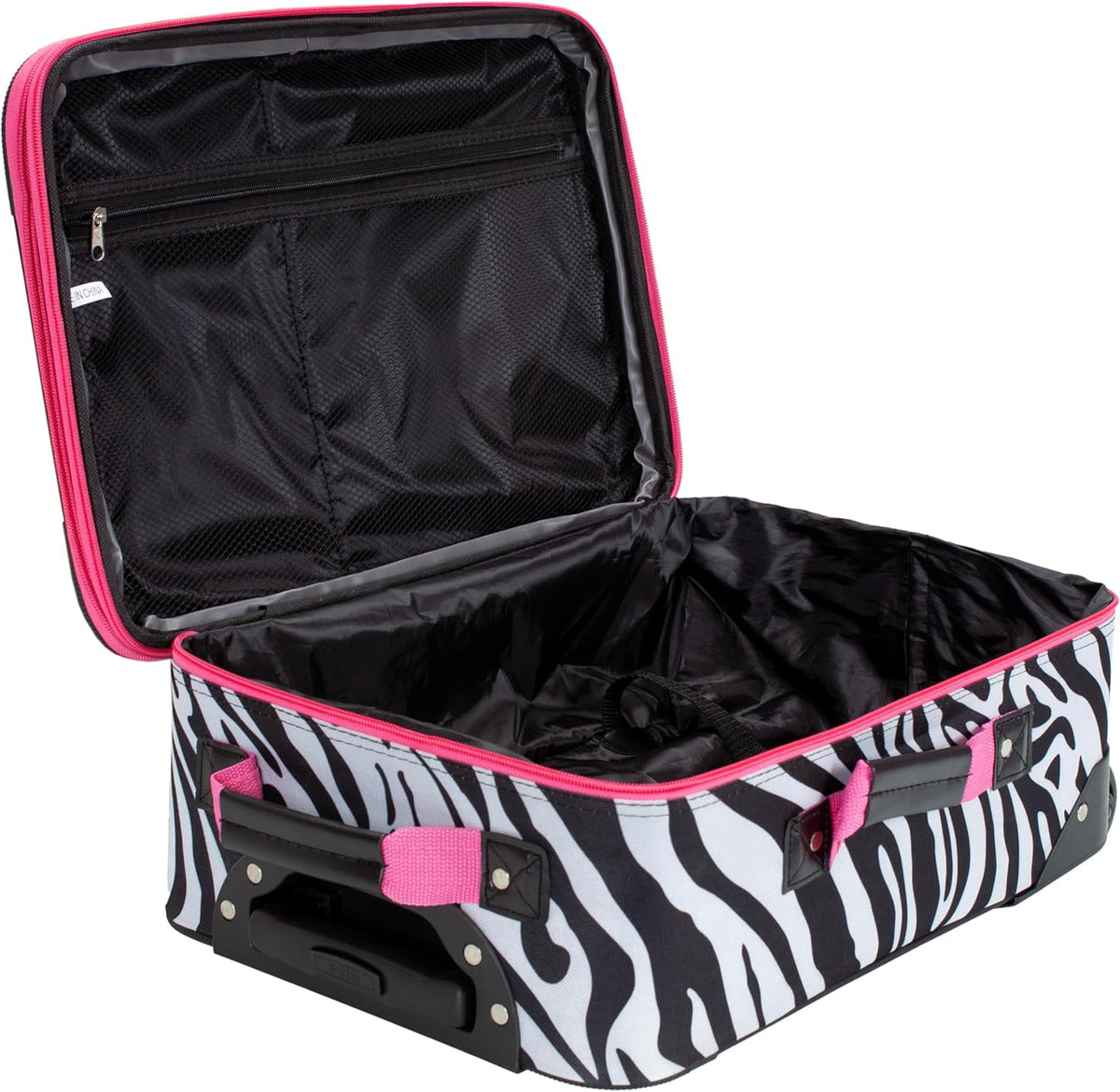 Fashion Softside Upright Luggage Set, Expandable, Wheel, Telescopic Handle,Turquoise, (14/19) - Colors B