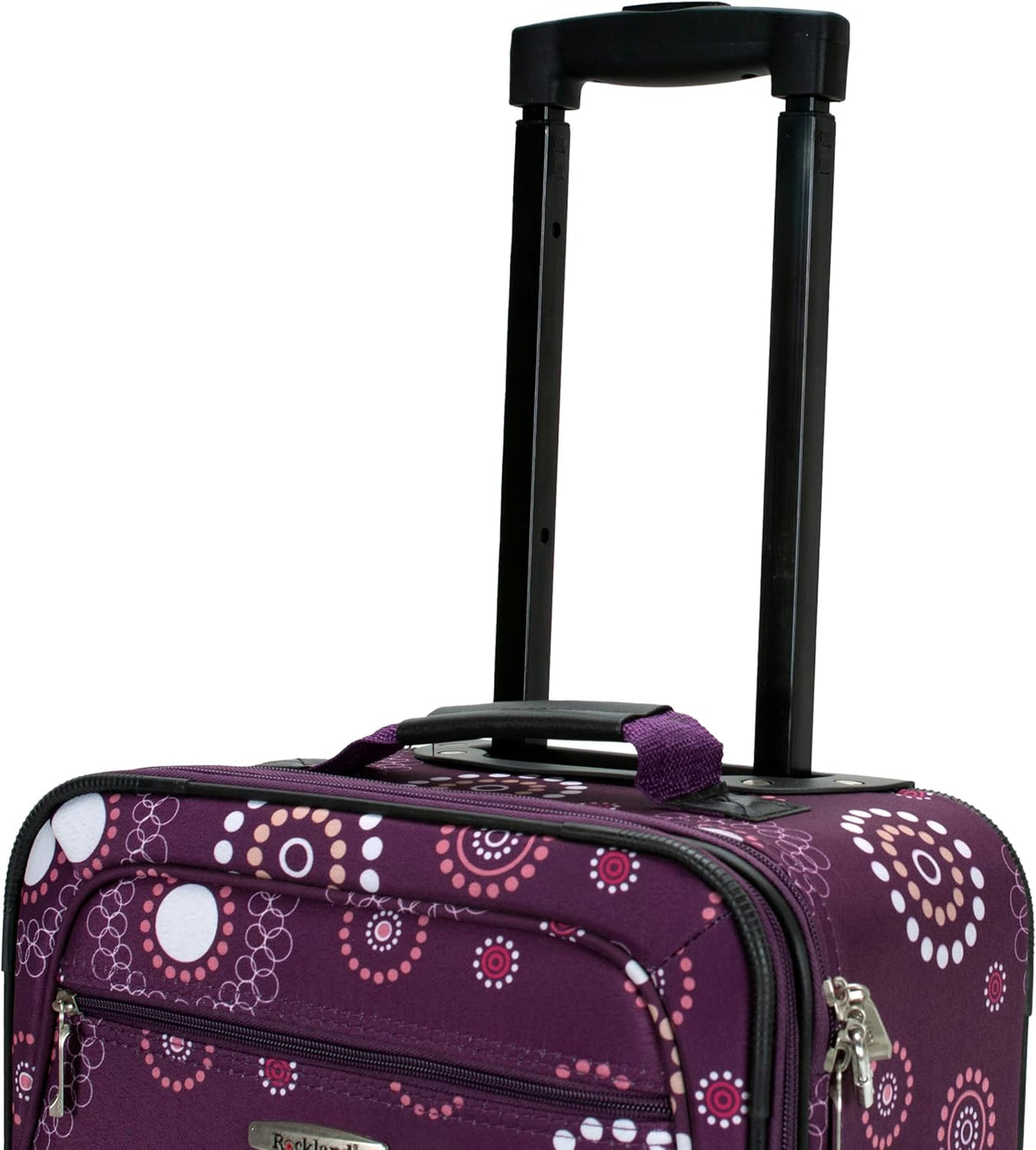Fashion Softside Upright Luggage Set, Expandable, Wheel, Telescopic Handle,Turquoise, (14/19) - Colors B