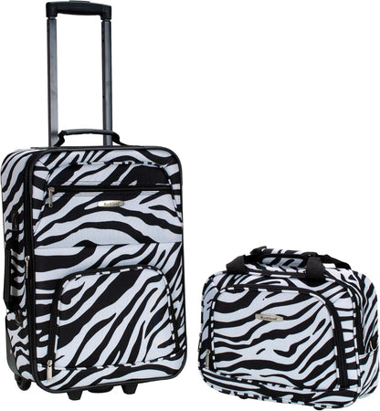 Fashion Softside Upright Luggage Set, Expandable, Wheel, Telescopic Handle,Turquoise, (14/19) - Colors B