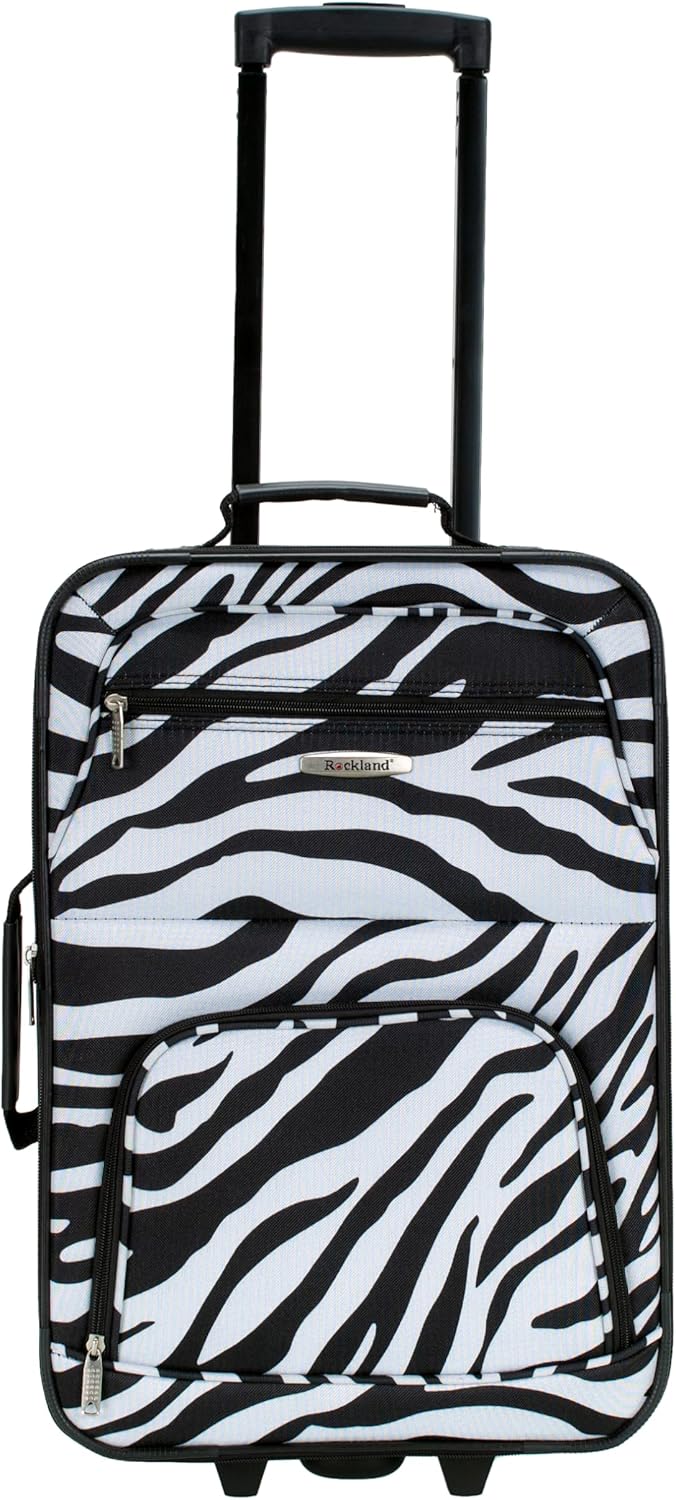 Fashion Softside Upright Luggage Set, Expandable, Wheel, Telescopic Handle,Turquoise, (14/19) - Colors B