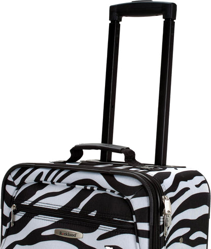 Fashion Softside Upright Luggage Set, Expandable, Wheel, Telescopic Handle,Turquoise, (14/19) - Colors B