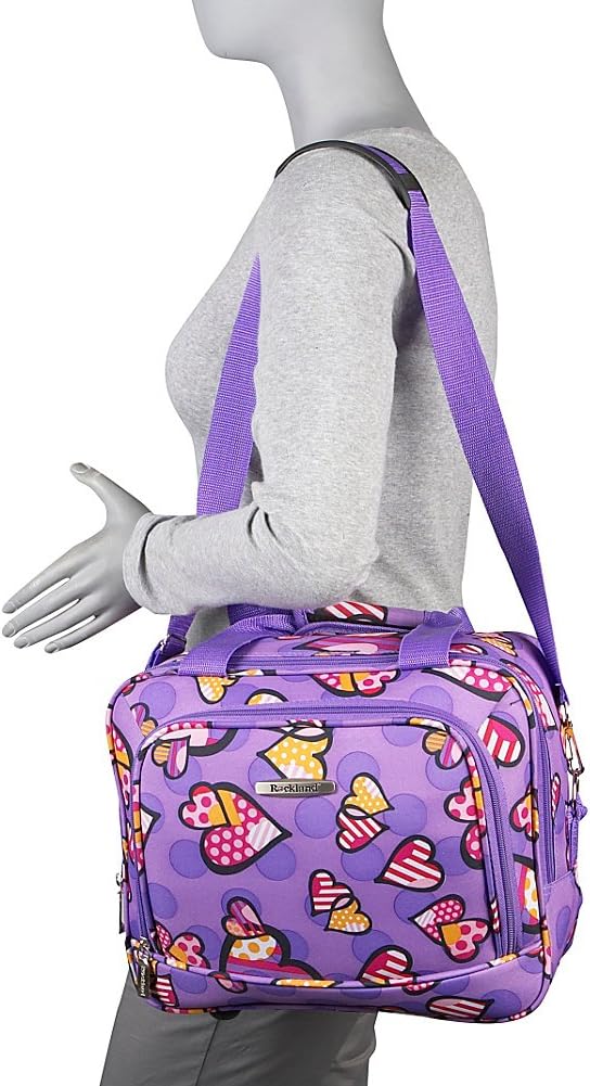 Fashion Softside Upright Luggage Set, Expandable, Wheel, Telescopic Handle,Turquoise, (14/19) - Colors B