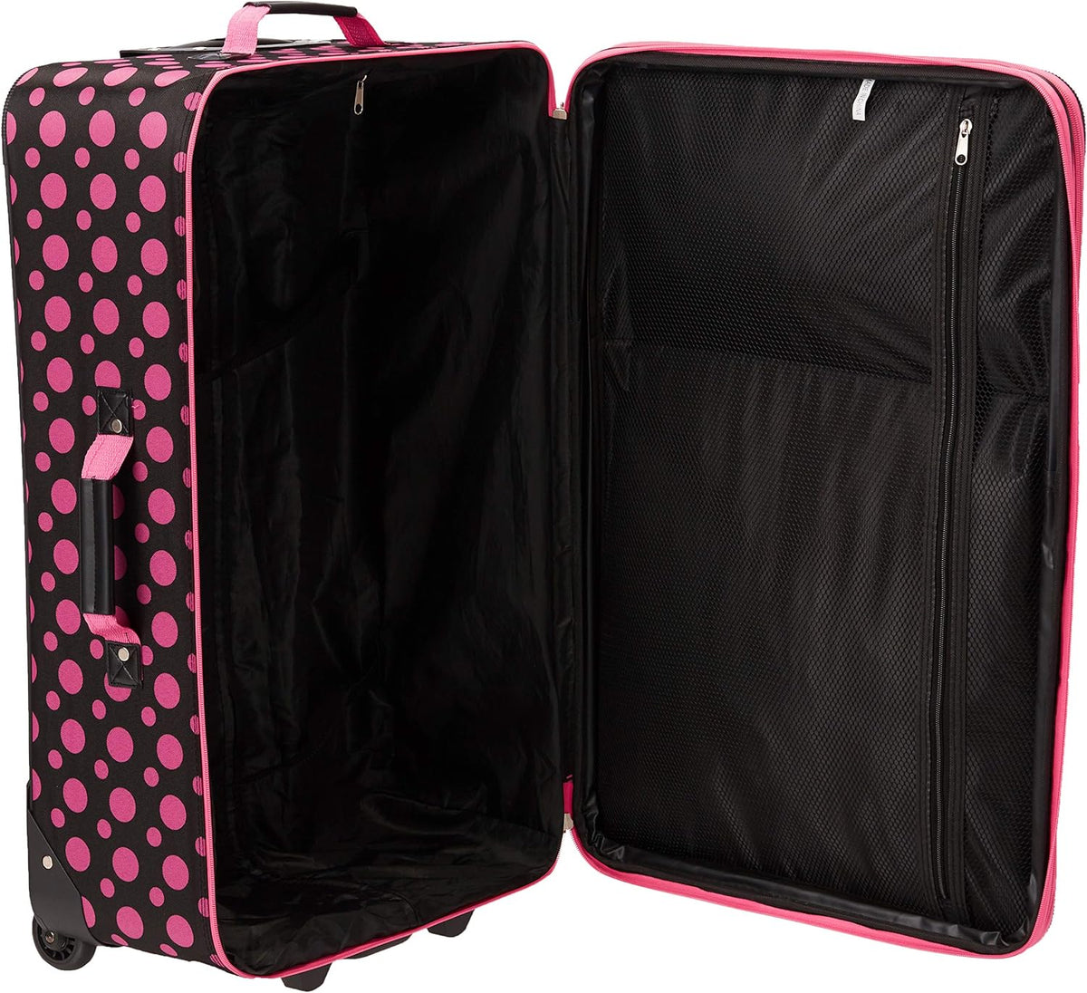 Fashion Softside Upright Luggage Set, Expandable, Wheel, Telescopic Handle,Turquoise, (14/19) - Colors B