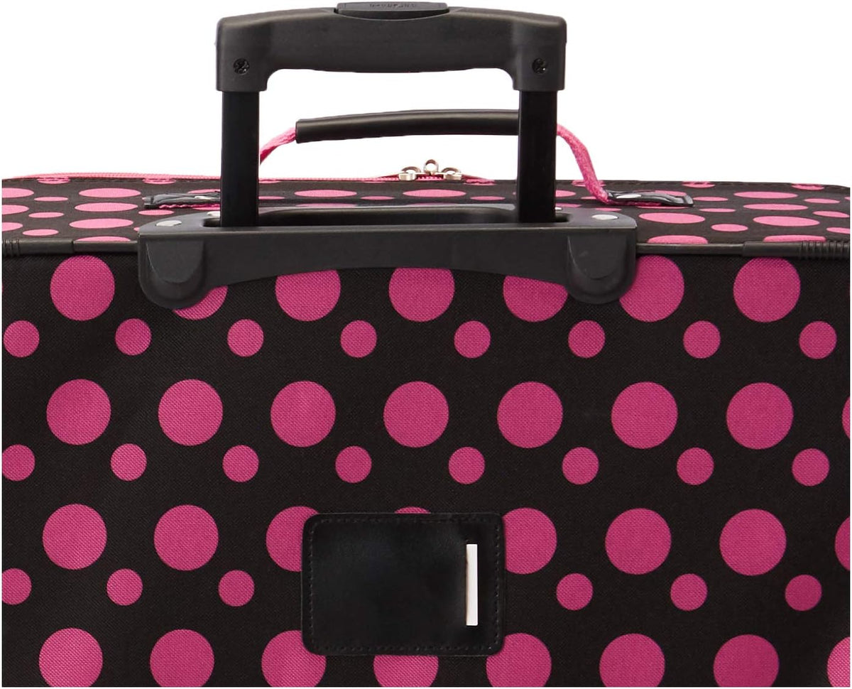 Fashion Softside Upright Luggage Set, Expandable, Wheel, Telescopic Handle,Turquoise, (14/19) - Colors B