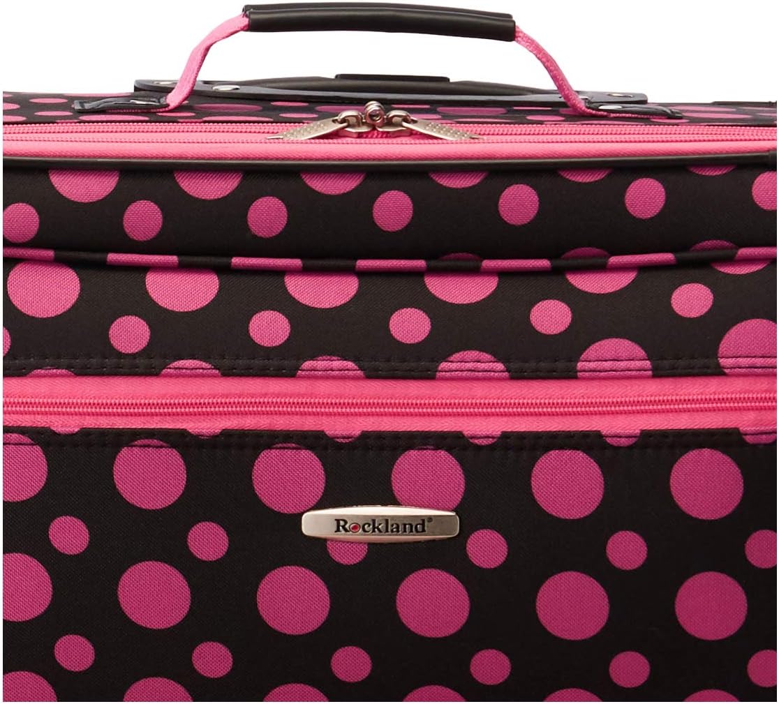 Fashion Softside Upright Luggage Set, Expandable, Wheel, Telescopic Handle,Turquoise, (14/19) - Colors B