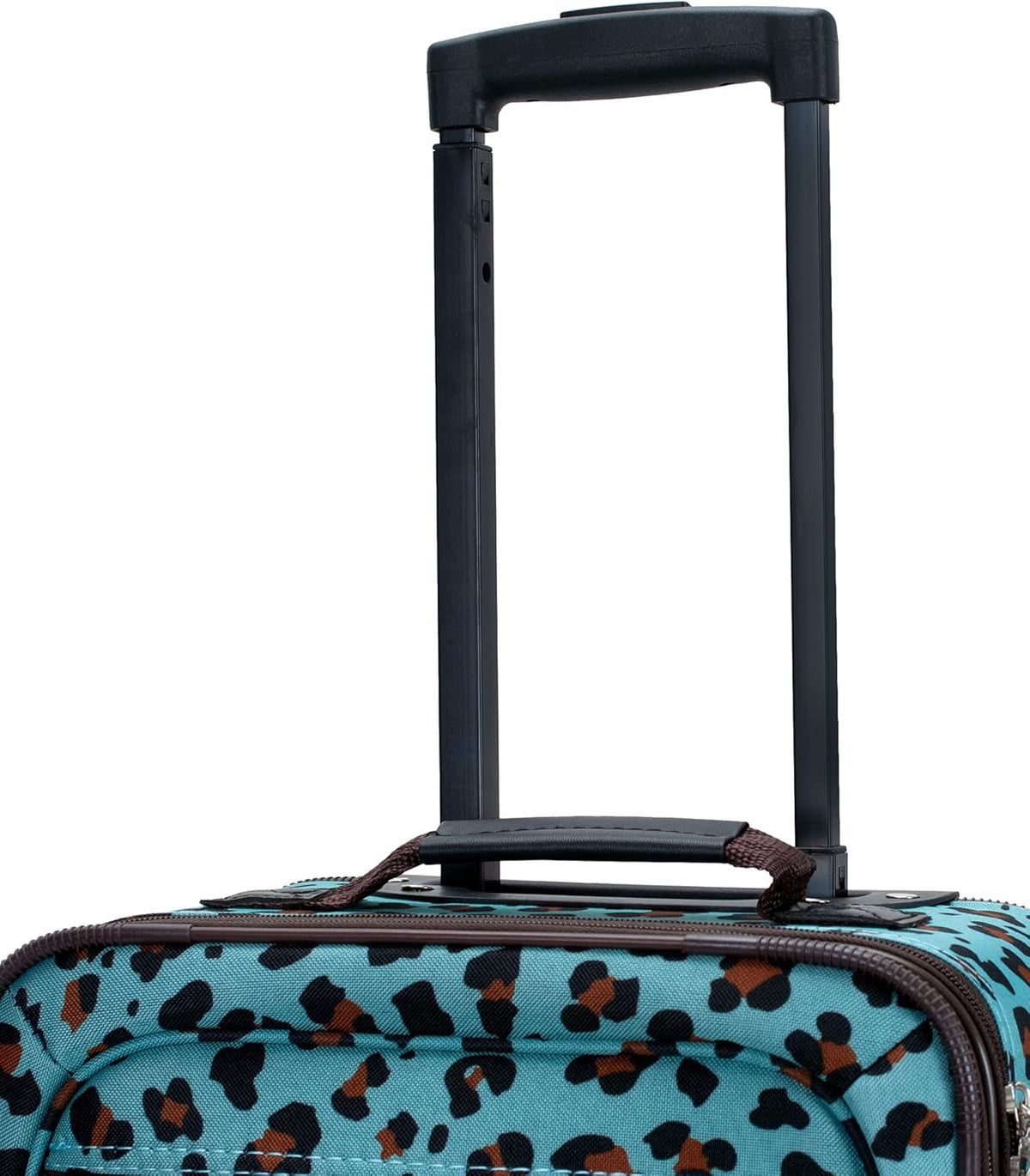Fashion Softside Upright Luggage Set, Expandable, Wheel, Telescopic Handle,Turquoise, (14/19) - Colors B