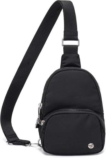 Small Anti Theft Crossbody Bags for Women Lightweight RFID Sling Bag | Nylon Travel Purse for Daily Casual Use