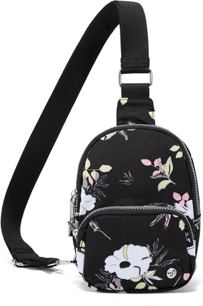 Small Anti Theft Crossbody Bags for Women Lightweight RFID Sling Bag | Nylon Travel Purse for Daily Casual Use