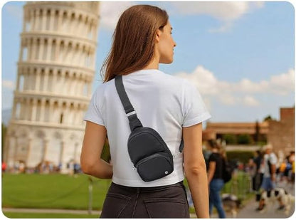 Small Anti Theft Crossbody Bags for Women Lightweight RFID Sling Bag | Nylon Travel Purse for Daily Casual Use