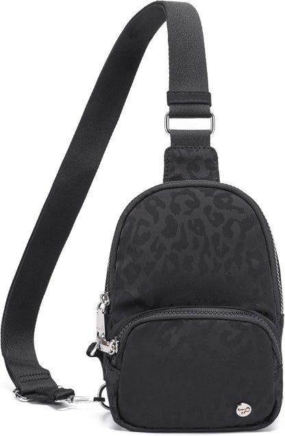 Small Anti Theft Crossbody Bags for Women Lightweight RFID Sling Bag | Nylon Travel Purse for Daily Casual Use