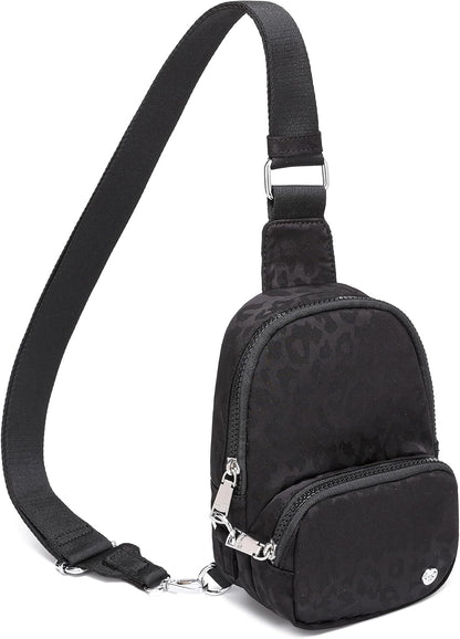 Small Anti Theft Crossbody Bags for Women Lightweight RFID Sling Bag | Nylon Travel Purse for Daily Casual Use