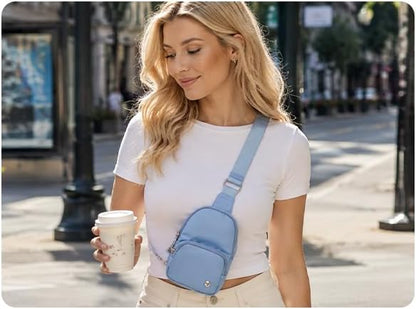 Small Anti Theft Crossbody Bags for Women Lightweight RFID Sling Bag | Nylon Travel Purse for Daily Casual Use
