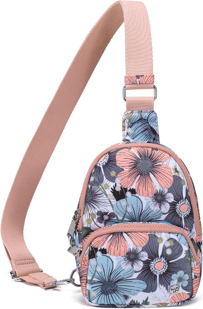 Small Anti Theft Crossbody Bags for Women Lightweight RFID Sling Bag | Nylon Travel Purse for Daily Casual Use