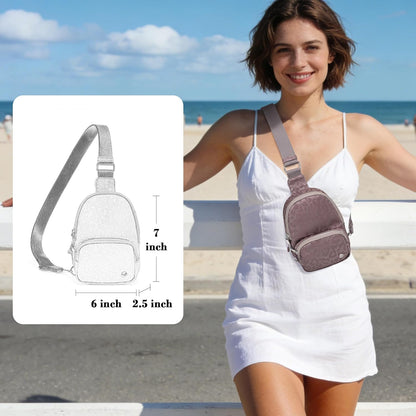 Small Anti Theft Crossbody Bags for Women Lightweight RFID Sling Bag | Nylon Travel Purse for Daily Casual Use