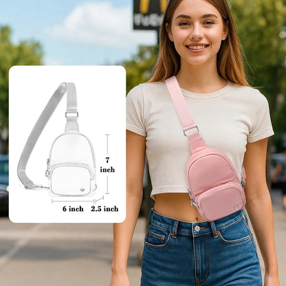 Small Anti Theft Crossbody Bags for Women Lightweight RFID Sling Bag | Nylon Travel Purse for Daily Casual Use