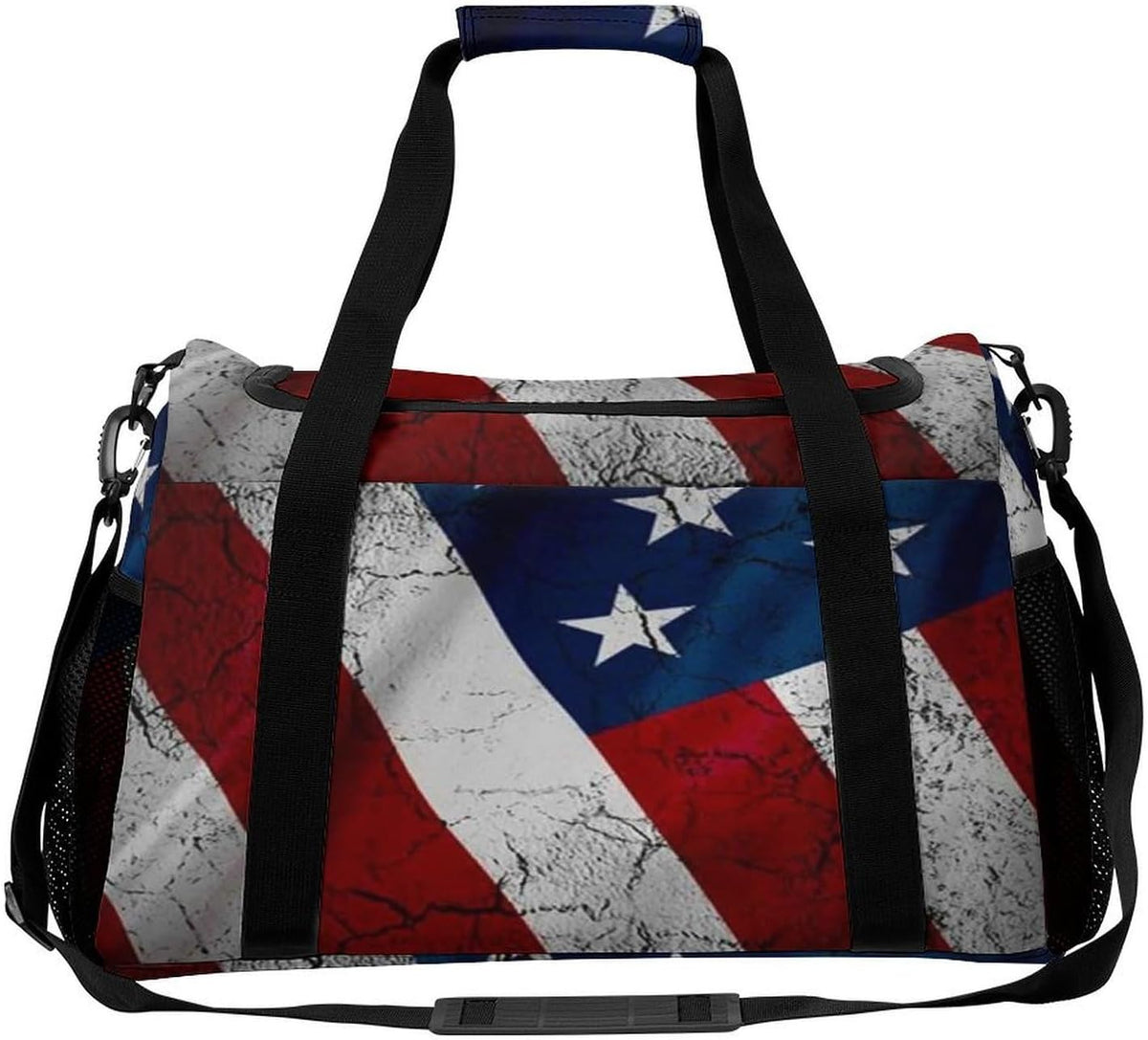 Large Sports Bag Gym Duffel for Travel Weekender Overnight Trip Simple Functional Layout