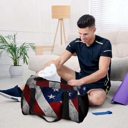 Large Sports Bag Gym Duffel for Travel Weekender Overnight Trip Simple Functional Layout