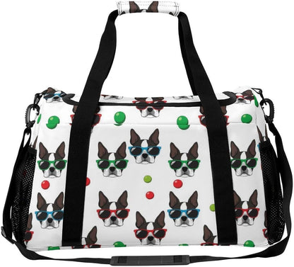 Large Sports Bag Gym Duffel for Travel Weekender Overnight Trip Simple Functional Layout