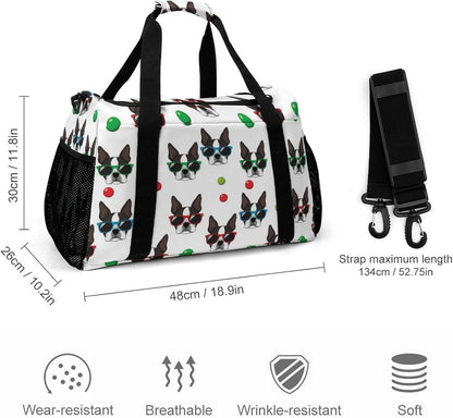 Large Sports Bag Gym Duffel for Travel Weekender Overnight Trip Simple Functional Layout