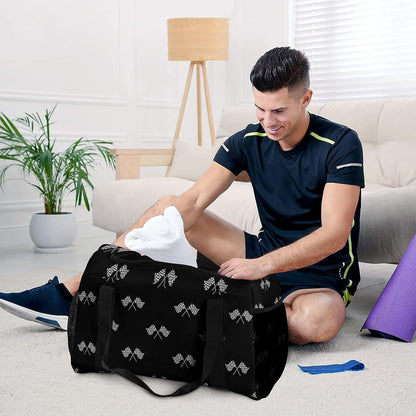 Large Sports Bag Gym Duffel for Travel Weekender Overnight Trip Simple Functional Layout