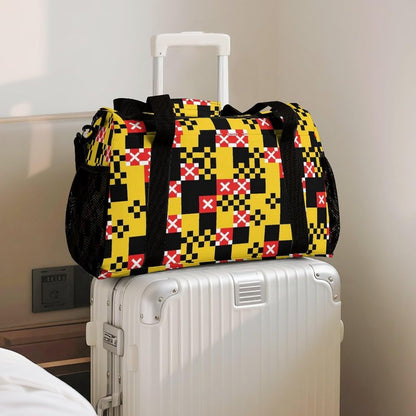 Large Sports Bag Gym Duffel for Travel Weekender Overnight Trip Simple Functional Layout