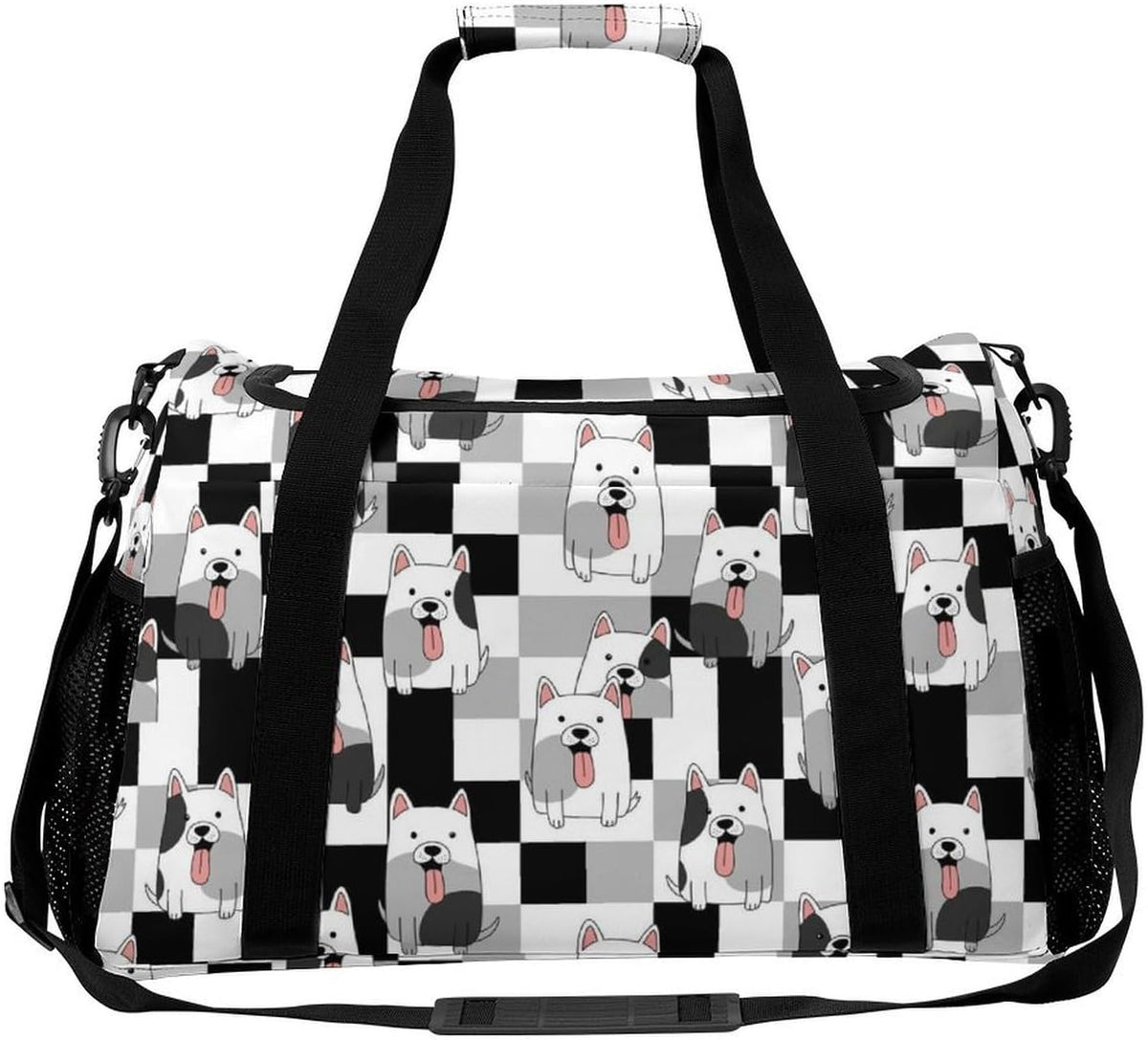 Large Sports Bag Gym Duffel for Travel Weekender Overnight Trip Simple Functional Layout