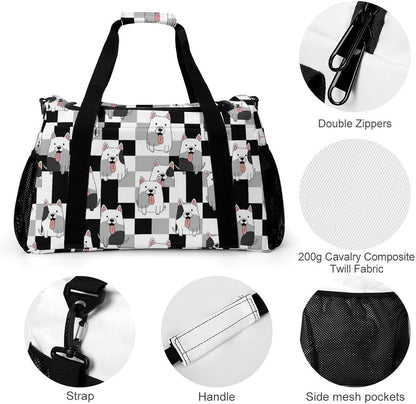 Large Sports Bag Gym Duffel for Travel Weekender Overnight Trip Simple Functional Layout