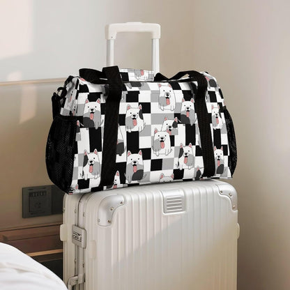 Large Sports Bag Gym Duffel for Travel Weekender Overnight Trip Simple Functional Layout