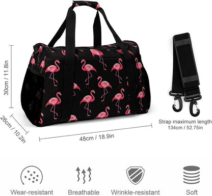 Large Sports Bag Gym Duffel for Travel Weekender Overnight Trip Simple Functional Layout