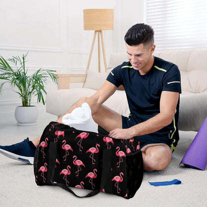 Large Sports Bag Gym Duffel for Travel Weekender Overnight Trip Simple Functional Layout