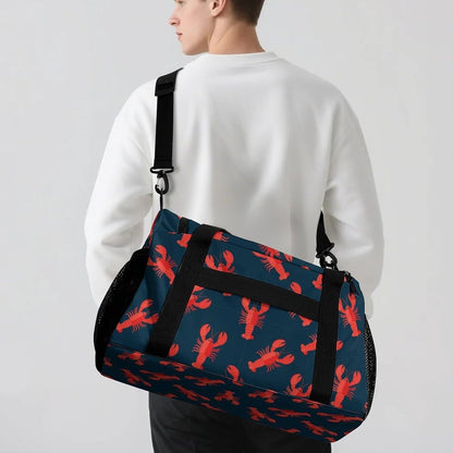 Large Sports Bag Gym Duffel for Travel Weekender Overnight Trip Simple Functional Layout