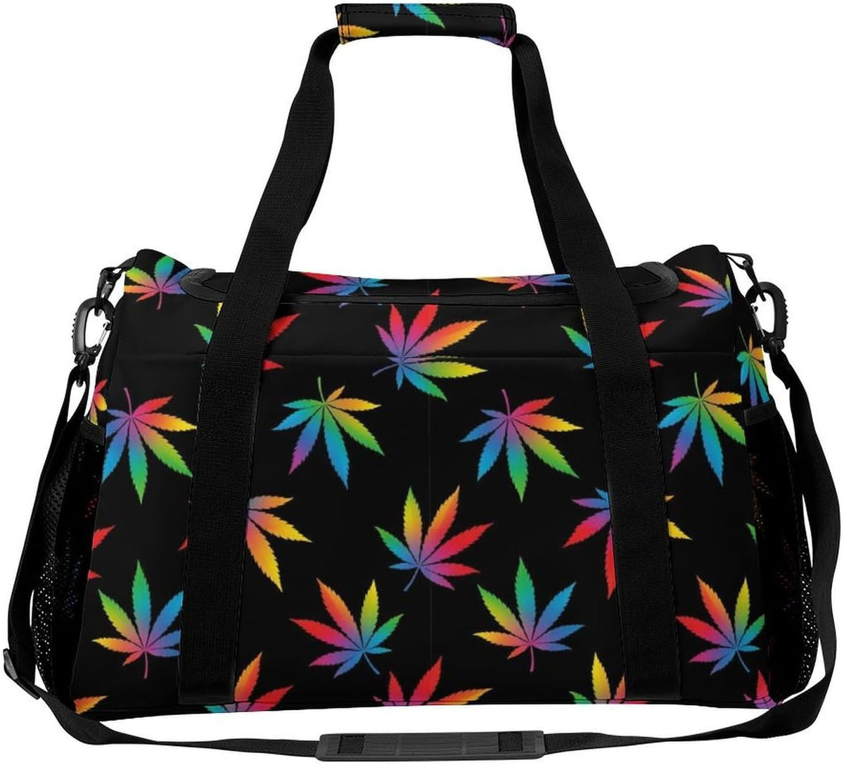 Large Sports Bag Gym Duffel for Travel Weekender Overnight Trip Simple Functional Layout