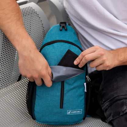 (Not Made In China) Crossbody Sling Backpack, Small Daypack For Travel, Hiking, Anti-Theft Chest Bag, Lightweight