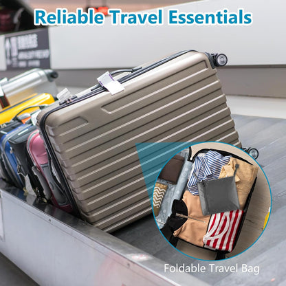 60L Duffle Bag with Shoes Compartment - Foldable&Large Capacity Travel Duffel Bags, Lightweight & Water-Resistant Gym Bag - Rose