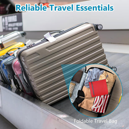 60L Duffle Bag with Shoes Compartment - Foldable&Large Capacity Travel Duffel Bags, Lightweight & Water-Resistant Gym Bag - Rose