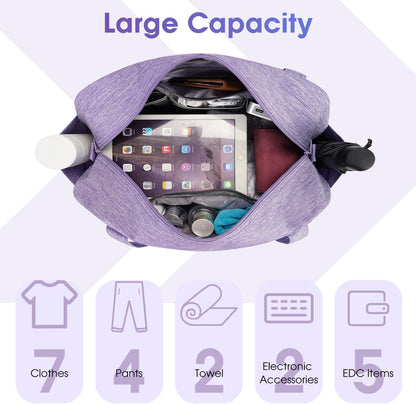 18" Carry on Bag with Laptop Compartment 14 Inch Travel Duffel Bag for Spirit Airlines Personal Item Bag Overnight Weekender Bag with Wet Pocket for Women and Men (Black)