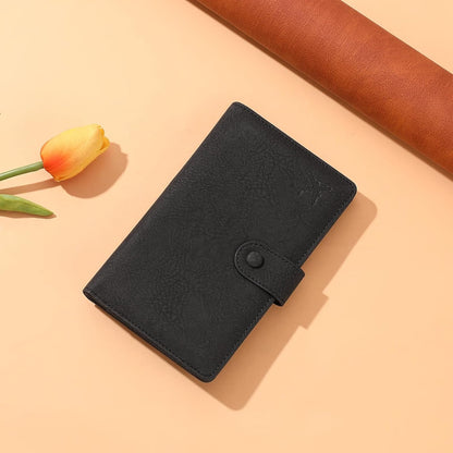 Family Passport Holder Wallet RFID Blocking Zippered Passport Wallet,Women and Men Travel Wallet Ladies Passport Cover
