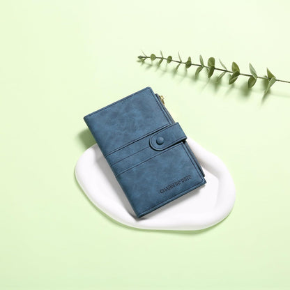 Family Passport Holder Wallet RFID Blocking Zippered Passport Wallet,Women and Men Travel Wallet Ladies Passport Cover