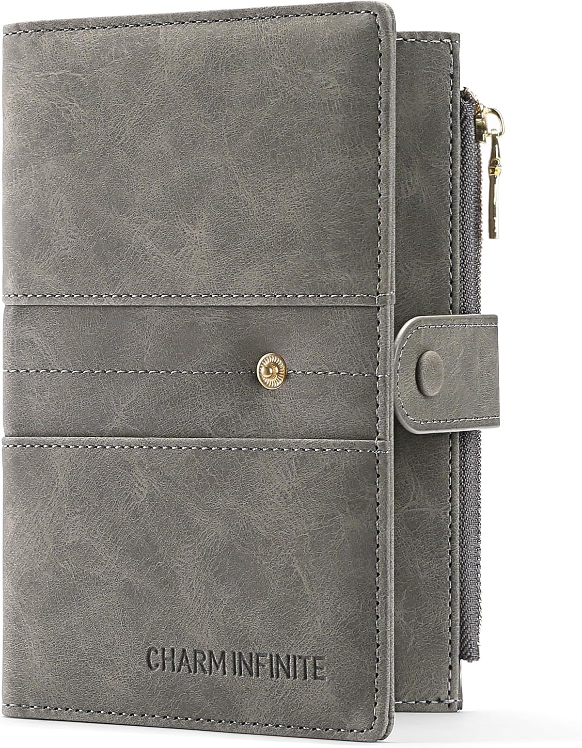 Family Passport Holder Wallet RFID Blocking Zippered Passport Wallet,Women and Men Travel Wallet Ladies Passport Cover