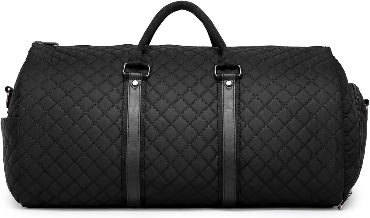 Convertible Carry on Garment Bag for Women, Garment Bags for Travel with Shoe Pouch 2 in 1 Hanging Suitcase Suit Bag for Women Travel Duffle Bag Garment Bag