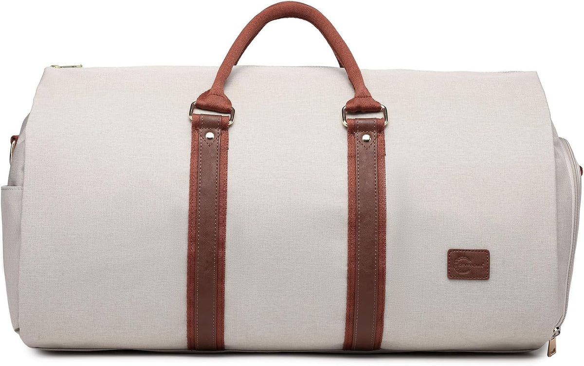 Convertible Carry on Garment Bag for Women, Garment Bags for Travel with Shoe Pouch 2 in 1 Hanging Suitcase Suit Bag for Women Travel Duffle Bag Garment Bag