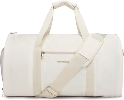Convertible Carry on Garment Bag for Women, Garment Bags for Travel with Shoe Pouch 2 in 1 Hanging Suitcase Suit Bag for Women Travel Duffle Bag Garment Bag