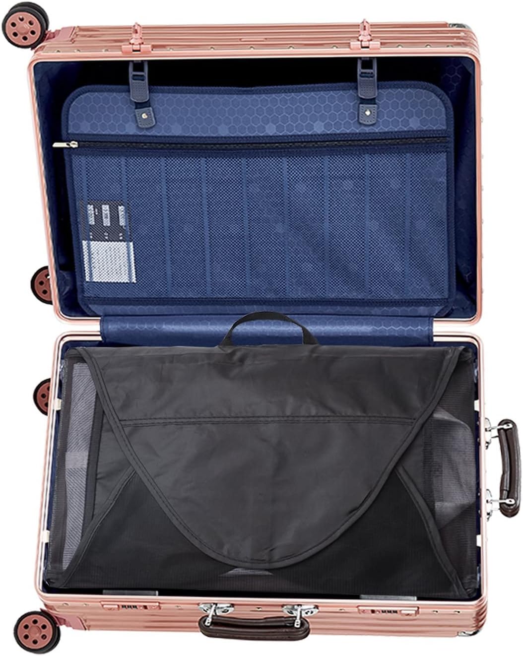 2pcs Garment Packing Folder For Travel Clothes Organizer Travel Garment Bag Luggage Accessory Black