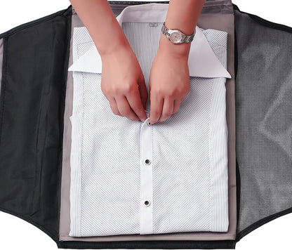 2pcs Garment Packing Folder For Travel Clothes Organizer Travel Garment Bag Luggage Accessory Black