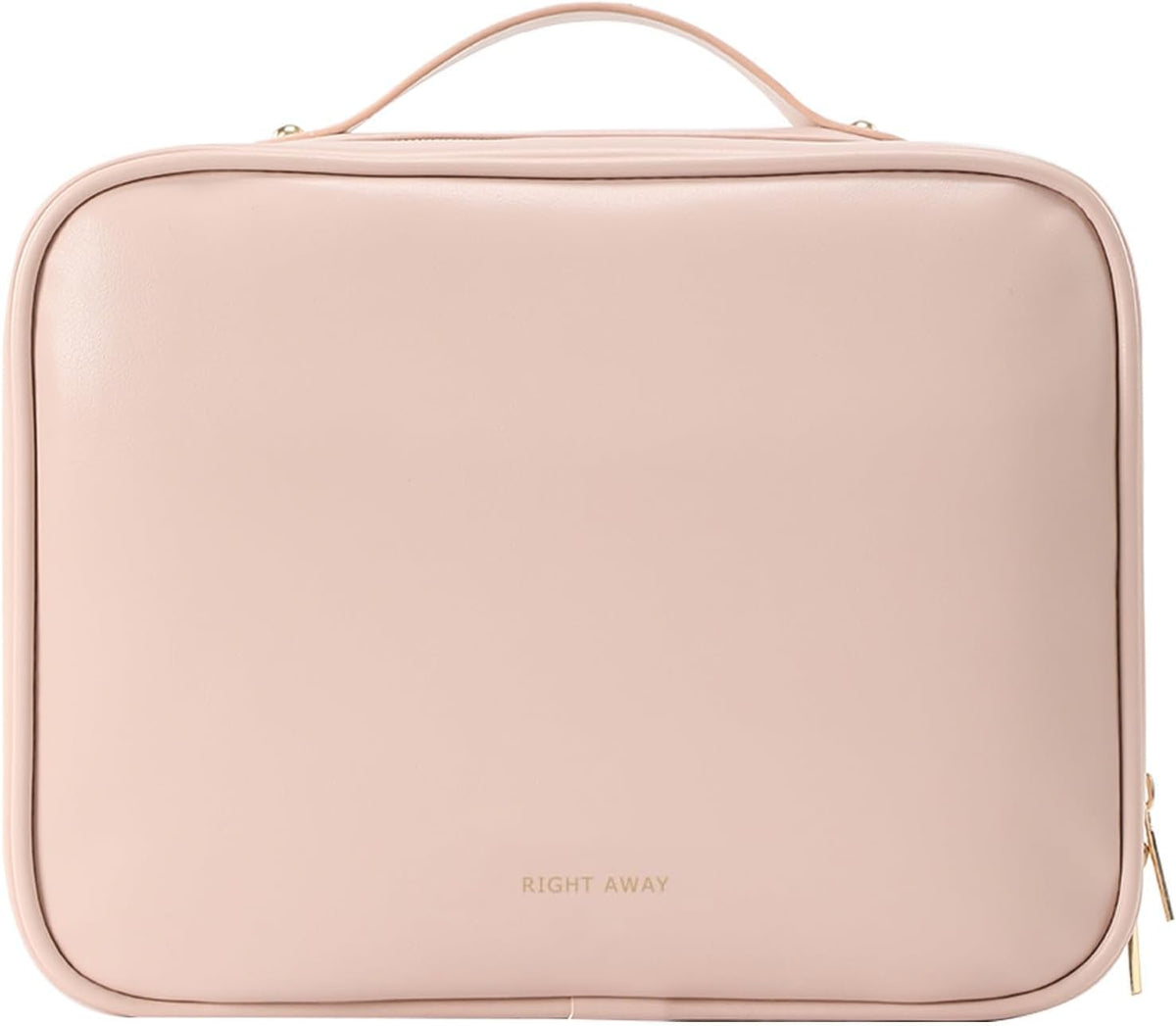 Travel Toiletry Bag for Women, Makeup Bag& Cases, Waterproof Makeup Organizer Cosmetic Bag with Compartments,Portable Make Up Bag for Travel Size Toiletries,Skincare,Brushes Set,Black