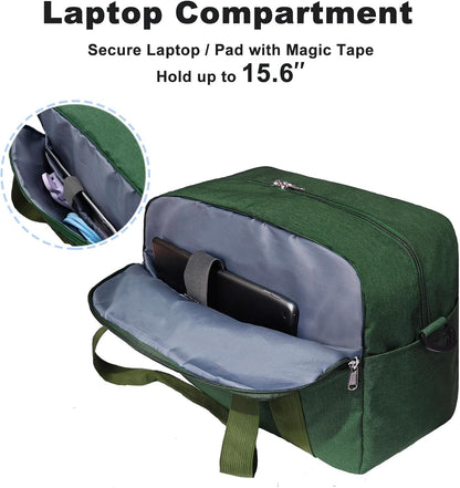 Carry on Bag with Laptop Compartment & Wet Pocket 15.6 Inch Underseat Personal Item Travel Bag Travel Duffel Bag